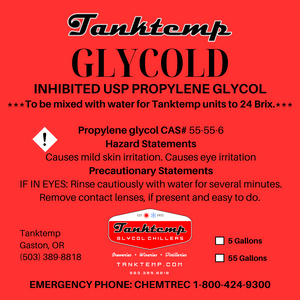 TANKTEMP GLYCOLD. TANKTEMP BRAND INHIBITED USP GRADE PROPYLENE GLYCOL