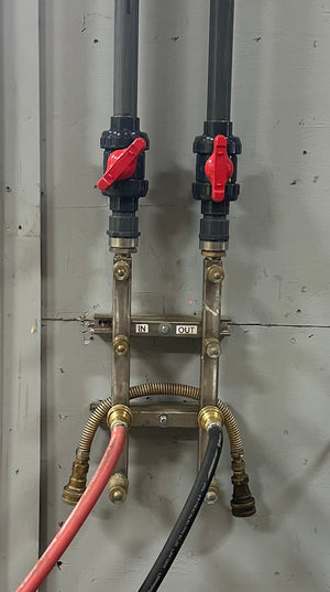 Glycol Stainless Wall Manifold